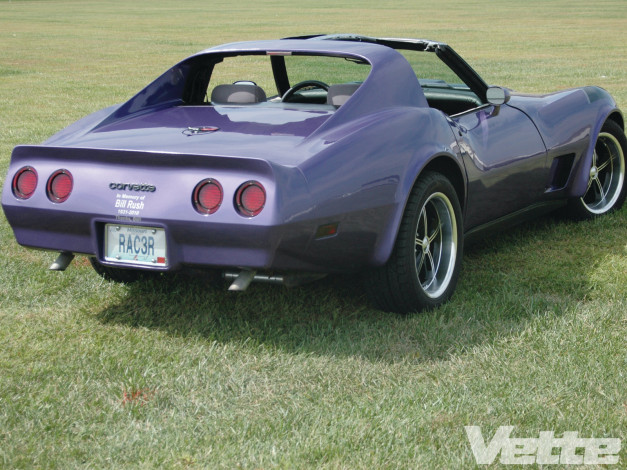 Обои картинки фото 1974, chevrolet, corvette, автомобили