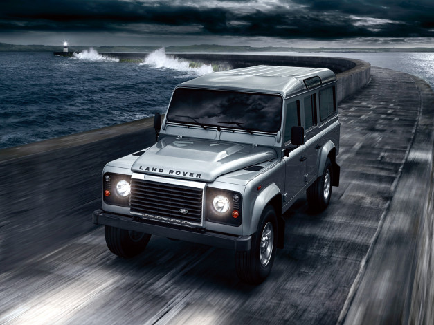 Обои картинки фото land, rover, defender, 110, автомобили