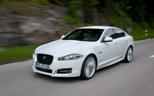 Обои картинки фото jaguar, xf, diesel, 2012, автомобили