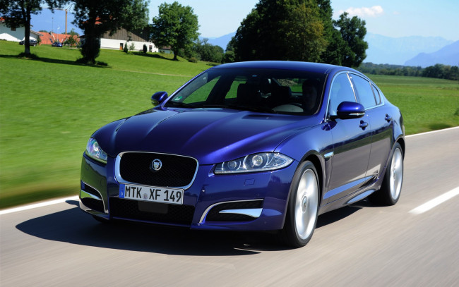 Обои картинки фото jaguar, xf, diesel, 2012, автомобили