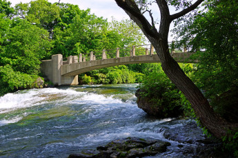 Картинка нью йорк ниагара природа реки озера нью-йорк мост река