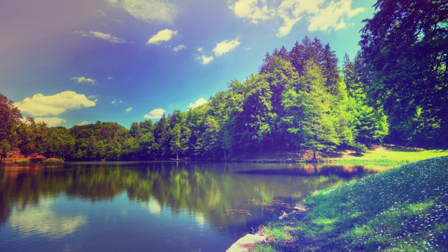 Обои картинки фото beautiful, lake, природа, реки, озера, горы, озеро