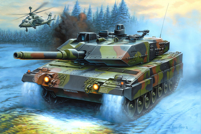 Обои картинки фото leopard, техника, военная, германия, танк, бундесвер