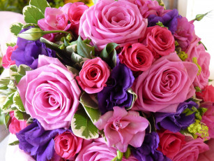 Картинка цветы букеты композиции розы букет анемоны