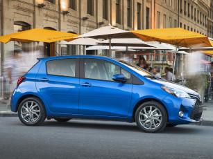 Картинка автомобили toyota us-spec 5-door se 2015г yaris синий