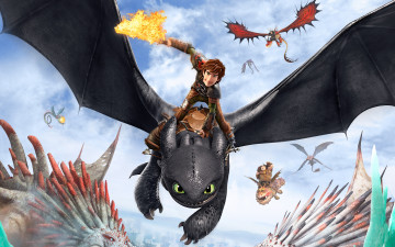 Картинка how+to+train+your+dragon+2 мультфильмы как приручить дракона 2