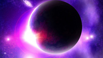 Картинка космос арт planet space violet