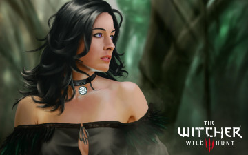 обоя видео игры, the witcher 3,  wild hunt, yennefer, of, vengerberg, брюнетка, девушка, the, witcher, 3, wild, hunt
