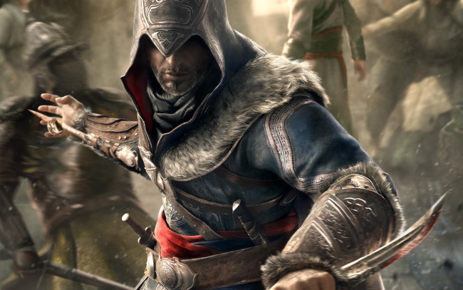 Обои картинки фото видео игры, assassin`s creed ii, воин