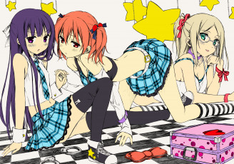 Картинка аниме inu+x+boku+ss девушки