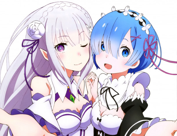 Обои картинки фото аниме, re,  zero kara hajimeru isekai seikatsu, девушка