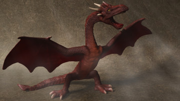 Картинка 3д+графика существа+ creatures funny dragon дракон