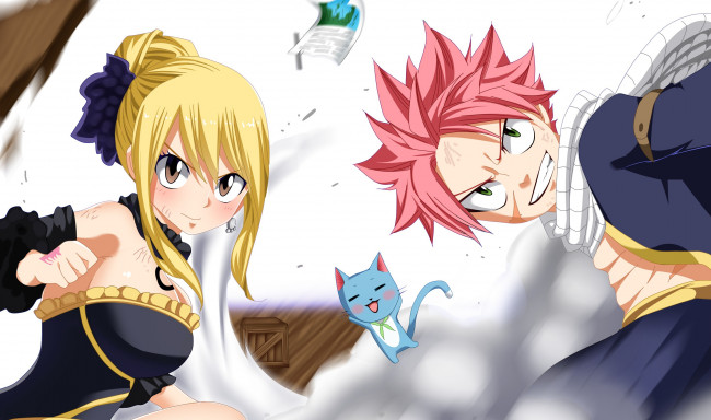 Обои картинки фото аниме, fairy tail, fairy, tail