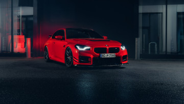 Картинка бричка автомобили bmw light red front ac schnitzer m2