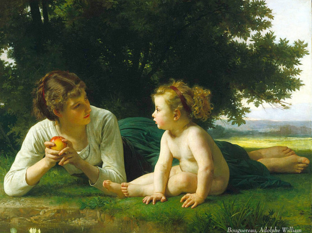 Обои картинки фото william, adolphe, bouguereau, рисованные