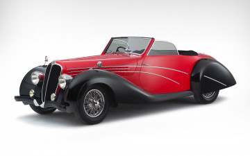 Картинка delahaye 135 ms автомобили классика кузов открытый