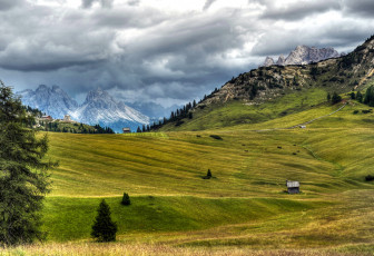 Картинка италия альпы природа горы панорама