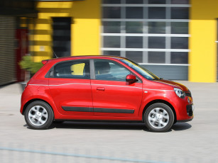 обоя автомобили, renault, красный, 2014г, twingo