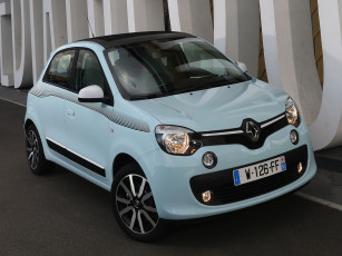 Картинка автомобили renault twingo серый 2014г