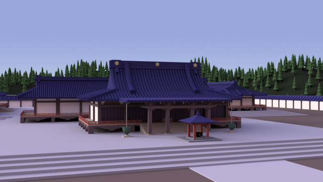 Обои картинки фото 3д графика, архитектура , architecture, дом, пагода
