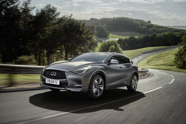 Обои картинки фото автомобили, infiniti, q30s, 2-0t, awd, uk-spec, 2015г