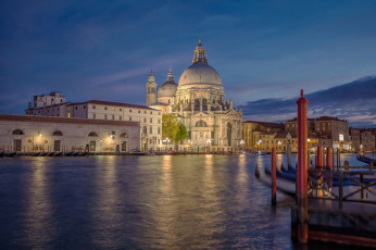 Картинка basilica+di+santa+maria+della+salutefin города венеция+ италия простор