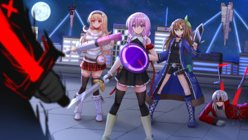 обоя аниме, hyperdimension neptunia, hyperdimension, neptunia