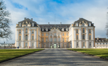 Картинка дворец+аугустусбург +брюле +германия города -+дворцы +замки +крепости дорога парк здания