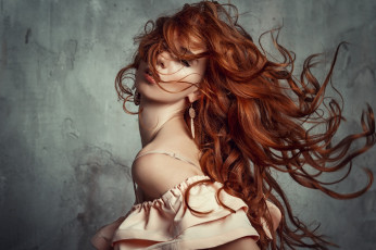 Картинка девушки -+лица +портреты рыжие волосы liliya nazarova лилия назарова