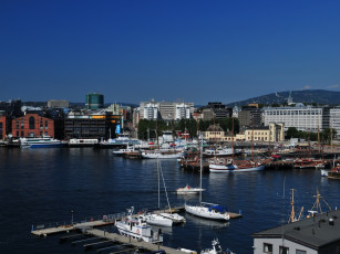 Картинка осло города норвегия
