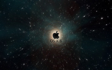 Картинка компьютеры apple яблоко тёмный логотип