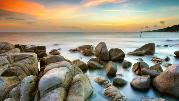 Картинка природа побережье камни вода