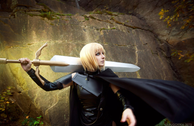 Обои картинки фото разное, cosplay , косплей, меч, арт, claymore