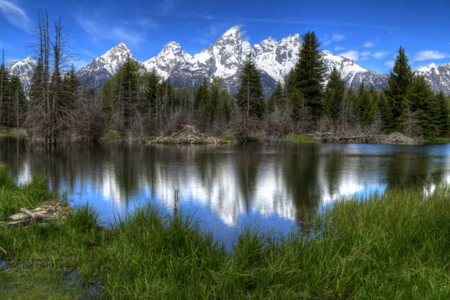 Обои картинки фото природа, реки, озера, лес, горы, река