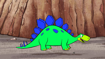 обоя мультфильмы, the flintstones, динозавр