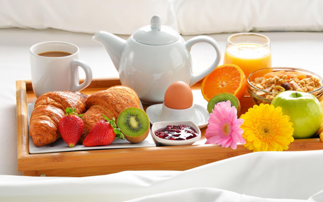 Обои картинки фото еда, натюрморт, ягоды, фрукты, кофе, завтрак
