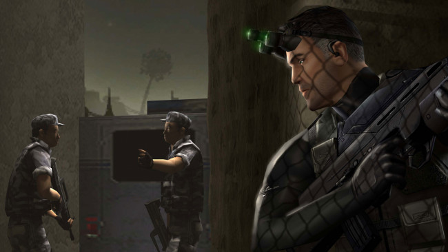 Обои картинки фото видео игры, tom clancy`s splinter cell,  conviction, охранники, боевик, оружие