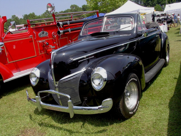 Обои картинки фото 1940, ford, cabriolet, classic, автомобили