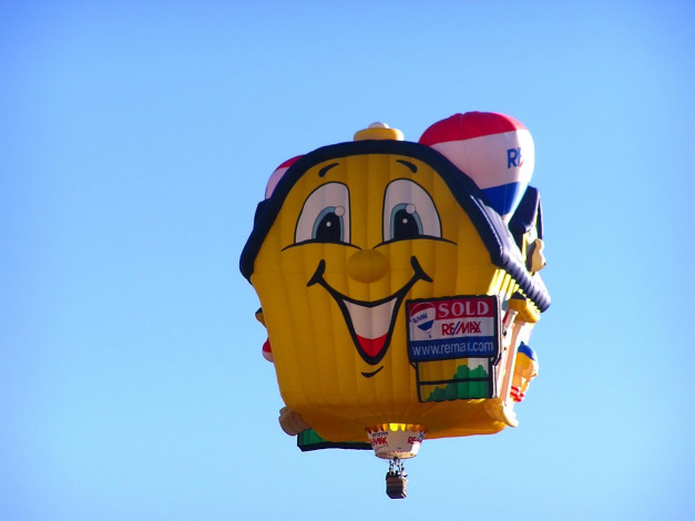 Обои картинки фото remax, real, estate, balloon, авиация, воздушные, шары