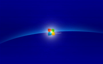 Картинка компьютеры windows 8 синий