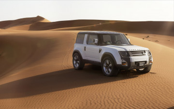 Картинка land rover dc100 concept 2012 автомобили песок