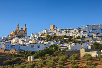 Картинка olvera andalusia spain города панорамы ландшафт сады дома испания