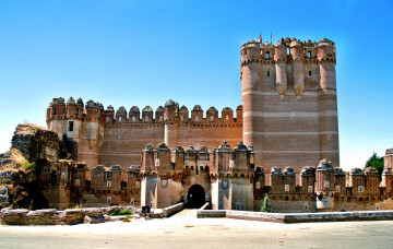 Картинка замок кока испания города дворцы замки крепости
