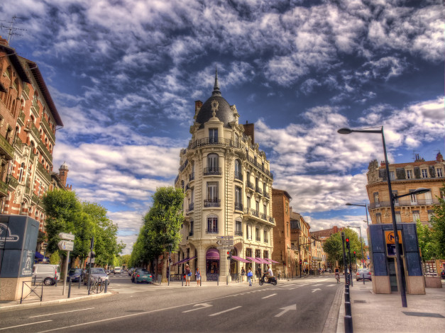 Обои картинки фото toulouse, города, - здания,  дома, улицы, здание