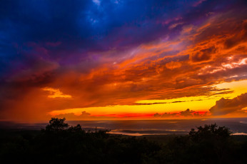 Картинка природа восходы закаты закат небо облака
