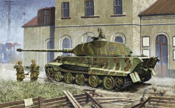 Картинка рисованное армия солдаты танк