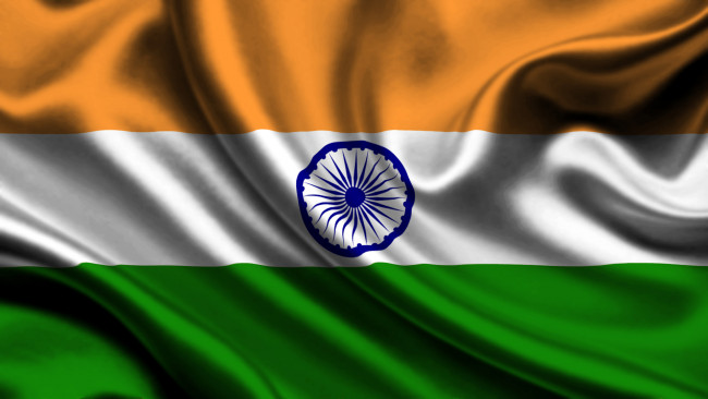 Обои картинки фото разное, флаги, гербы, india, satin, flag, индия