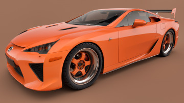 Картинка автомобили 3д 2010 lexus lfa