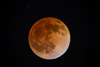 Картинка blood+moon космос луна спутник