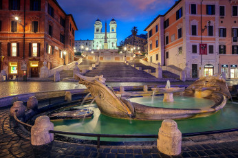 Картинка города рим +ватикан+ италия фонтан